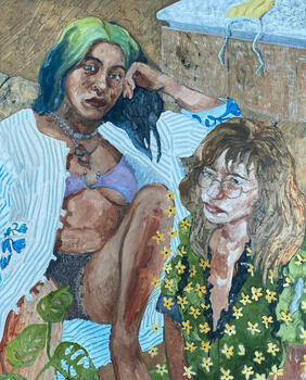 Beatriz y Chelle en cuarentena