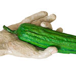 Hand with Cucumber