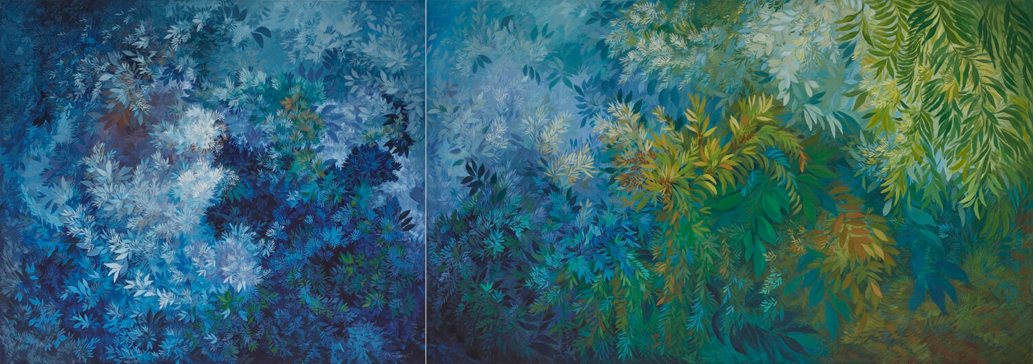Selva azul (Diptico)