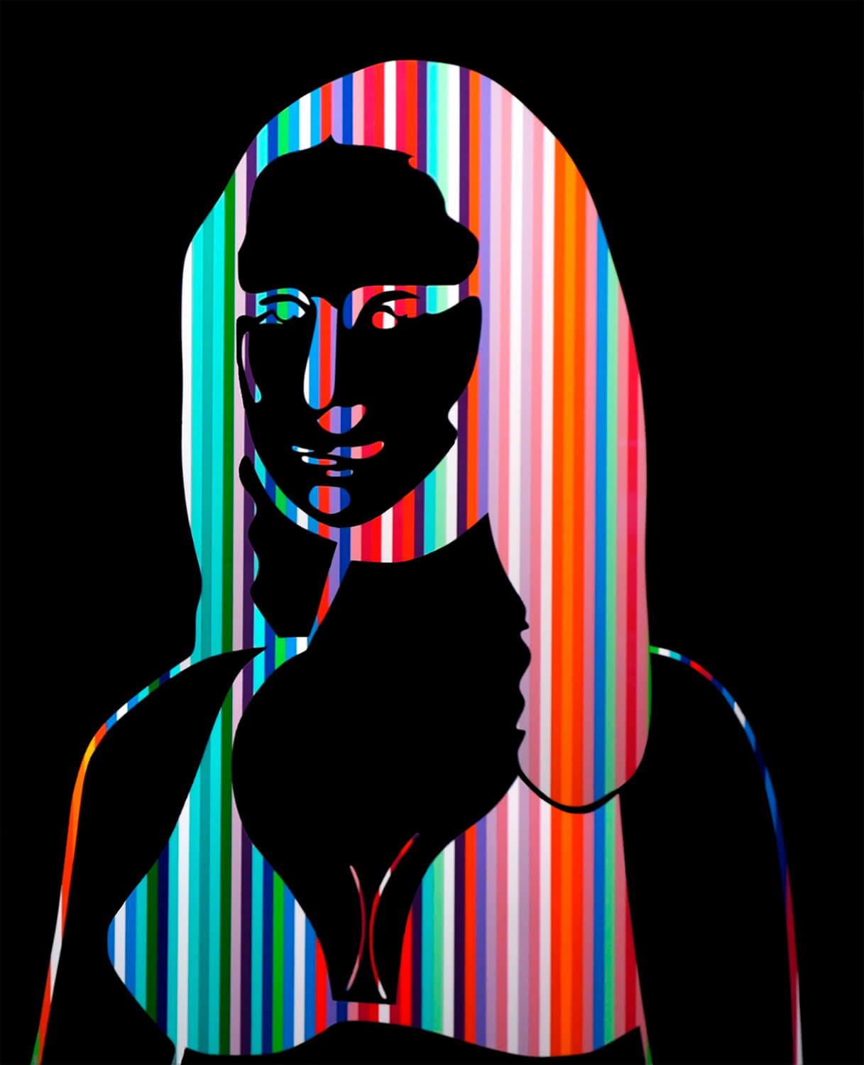 Mona Lisa Colors Black