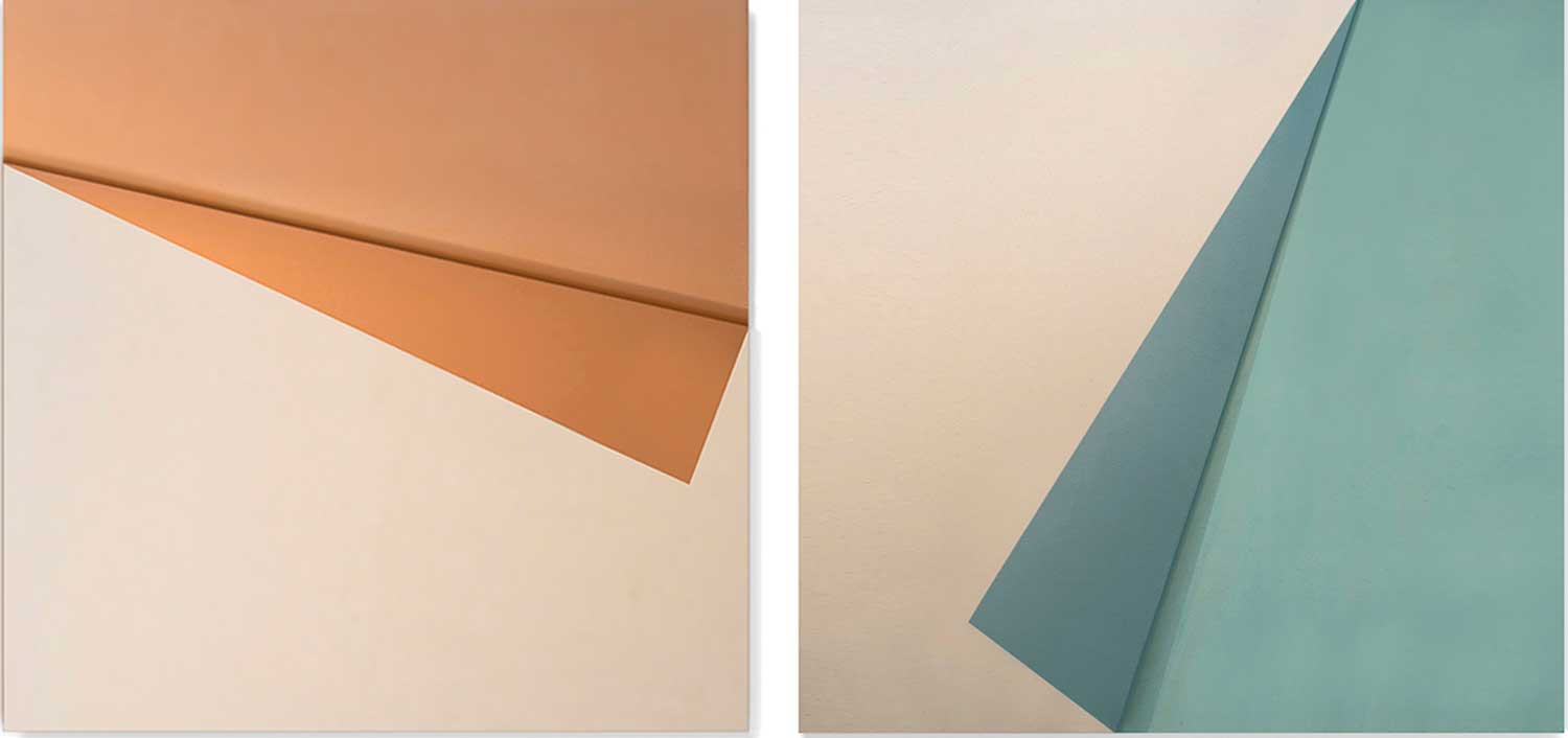 Fold coral / Fold celeste