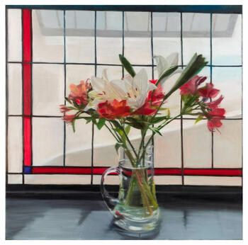 Jarra con flores Vase with flowers