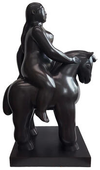 Woman on a horse