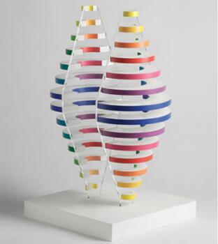 Demi cones avec anneaux de couleurs