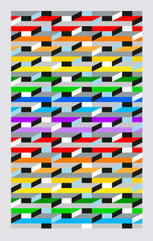 Columns fragmentation of light and color