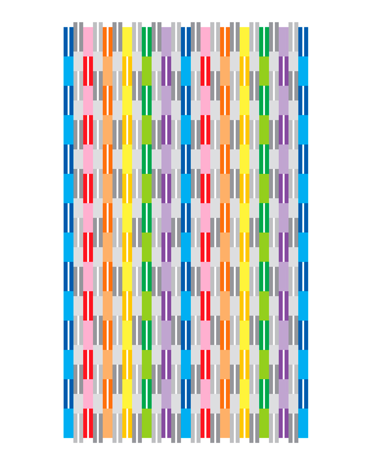 Columns fragmentation of light and color