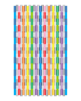 Columns fragmentation of light and color