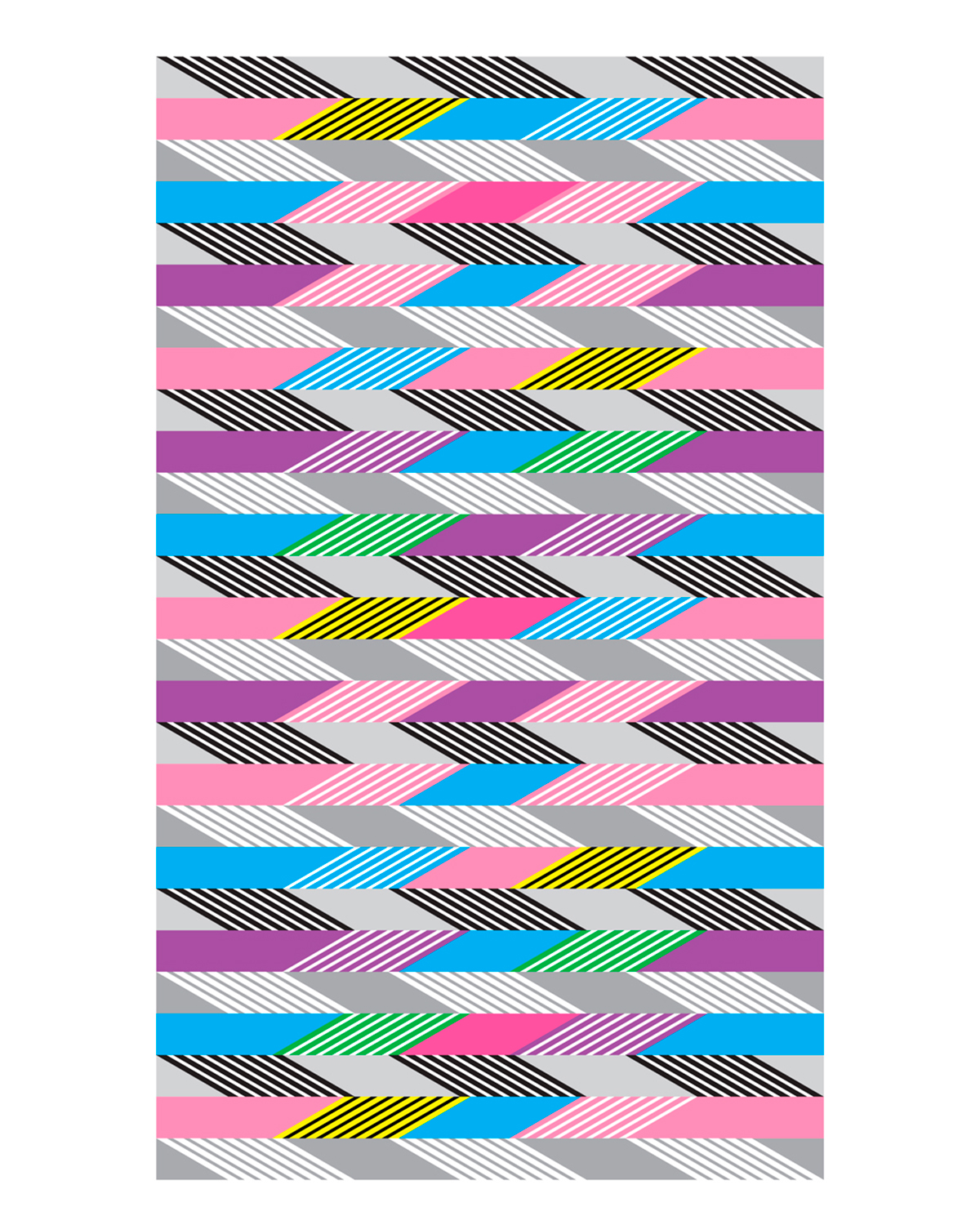 Columns fragmentation of light and color