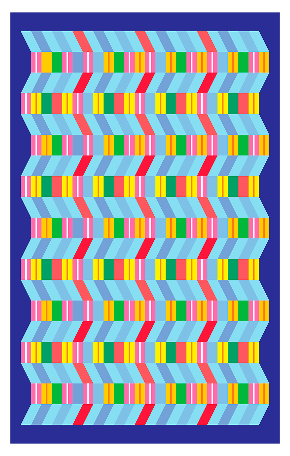 Columns fragmentation of light and color