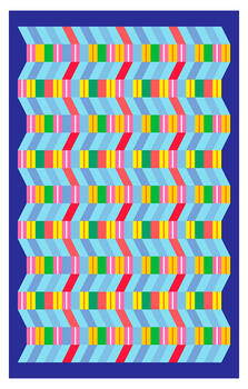 Columns fragmentation of light and color