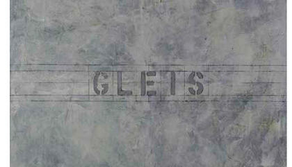 Sigfredo Chacón Gleis / Pista / Track, 2012 - 2017 Serie Berlinpaintings / Alphabet of Silence Acrilic on canvas 48 x 48 inches