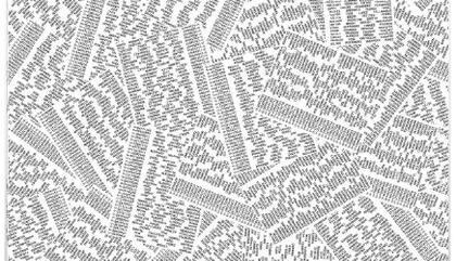 Yucef Merhi Soulless Security 2,3,4,5,6,7,8,9. 2017 Intercepted data printed on paper, on aluminum 39,37 x 39,37 inches