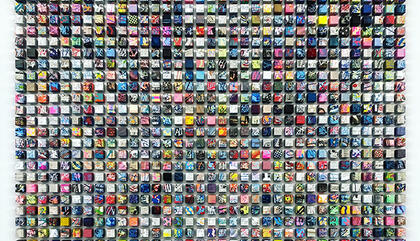 Anonimato Artista: Fausto Amundarain Técnica: Técnica Mixta Año: 2019 Dimensiones: 120x120x6 cm